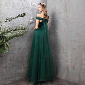 New Dark green sleeveless lady girl women princess bridesmaid banquet party ball prom performance dress gown free shipping