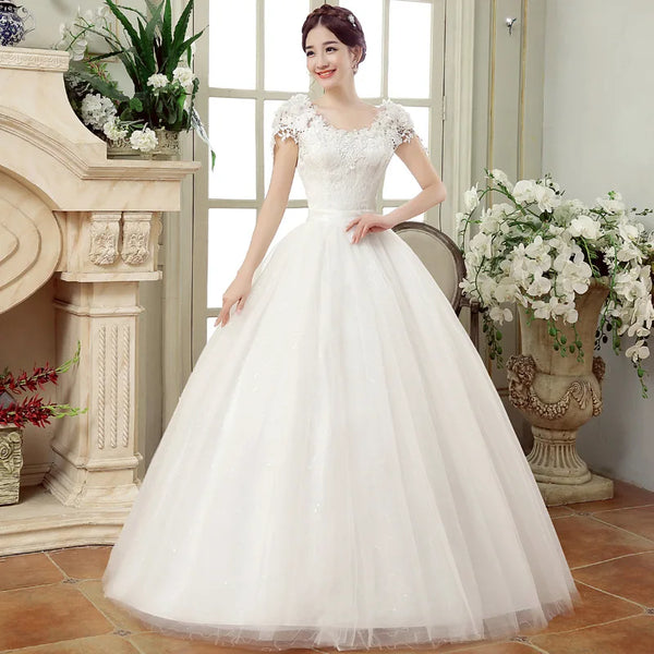 YC-X01#Lace up Wedding dress prom Ball Gown wholesale cheap dresses Bride married pregnant wholesale Free Ship fashion Girls