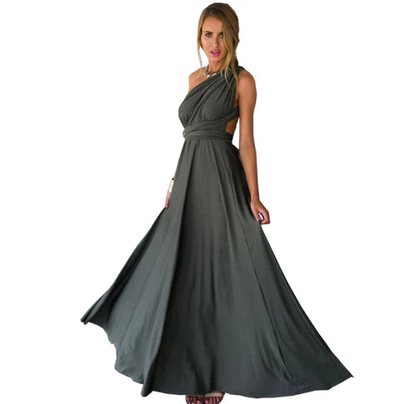 (spot) Temperament Bridesmaid long sister group dress 2024 bride Bridesmaid dress many kinds of long Party dinner dress gowns