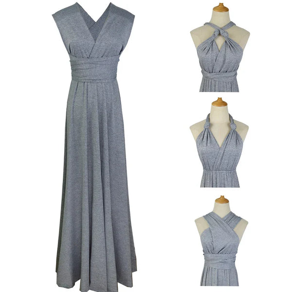 (spot) Temperament Bridesmaid long sister group dress 2024 bride Bridesmaid dress many kinds of long Party dinner dress gowns