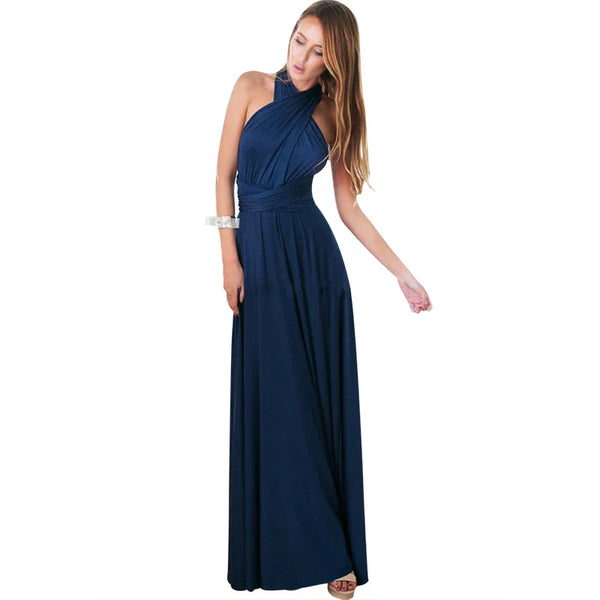 (spot) Temperament Bridesmaid long sister group dress 2024 bride Bridesmaid dress many kinds of long Party dinner dress gowns