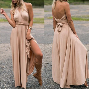 (spot) Temperament Bridesmaid long sister group dress 2024 bride Bridesmaid dress many kinds of long Party dinner dress gowns