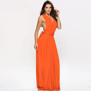 (spot) Temperament Bridesmaid long sister group dress 2024 bride Bridesmaid dress many kinds of long Party dinner dress gowns