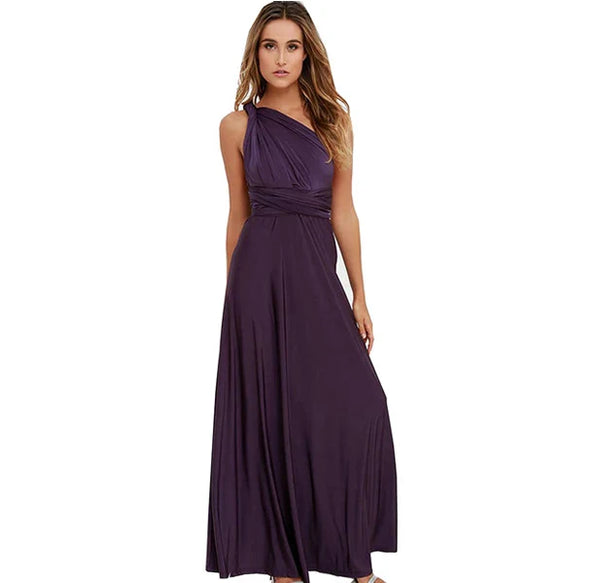 (spot) Temperament Bridesmaid long sister group dress 2024 bride Bridesmaid dress many kinds of long Party dinner dress gowns