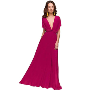 (spot) Temperament Bridesmaid long sister group dress 2024 bride Bridesmaid dress many kinds of long Party dinner dress gowns