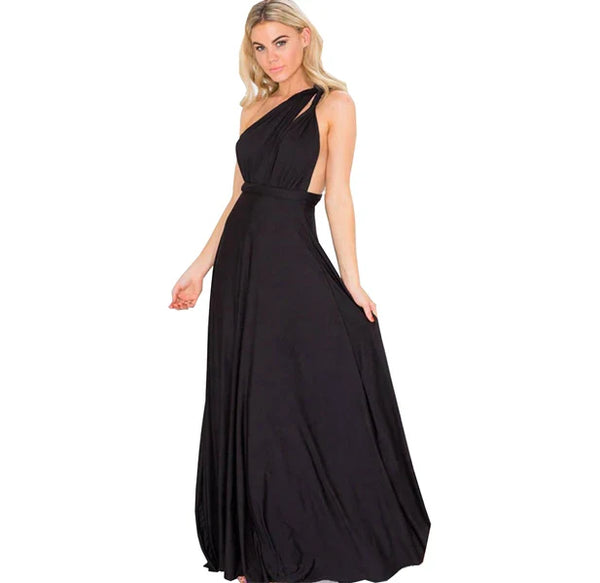 (spot) Temperament Bridesmaid long sister group dress 2024 bride Bridesmaid dress many kinds of long Party dinner dress gowns