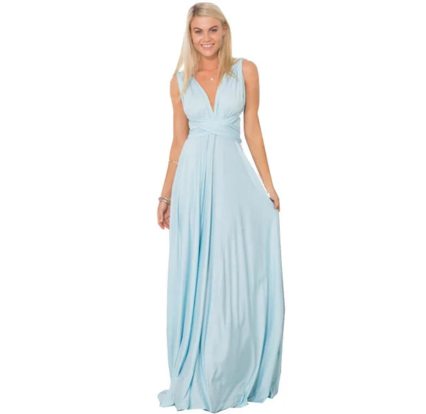 (spot) Temperament Bridesmaid long sister group dress 2024 bride Bridesmaid dress many kinds of long Party dinner dress gowns