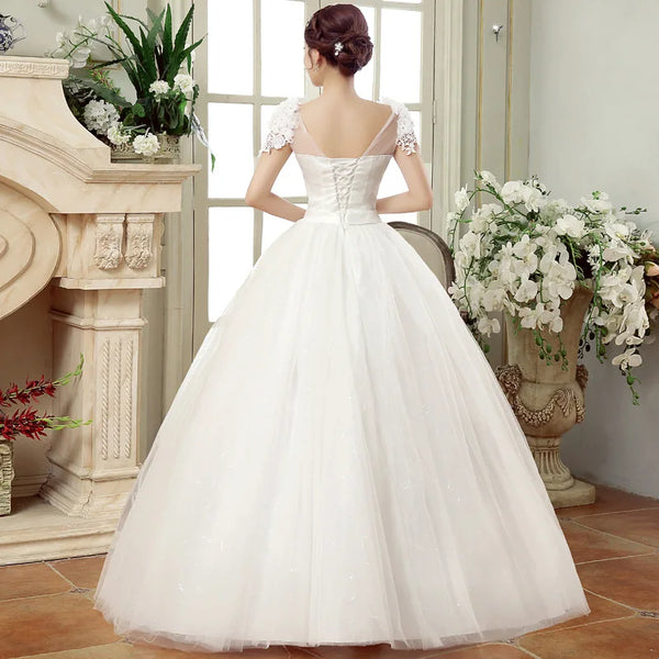 YC-X01#Lace up Wedding dress prom Ball Gown wholesale cheap dresses Bride married pregnant wholesale Free Ship fashion Girls