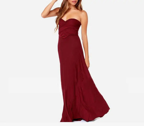 (spot) Temperament Bridesmaid long sister group dress 2024 bride Bridesmaid dress many kinds of long Party dinner dress gowns
