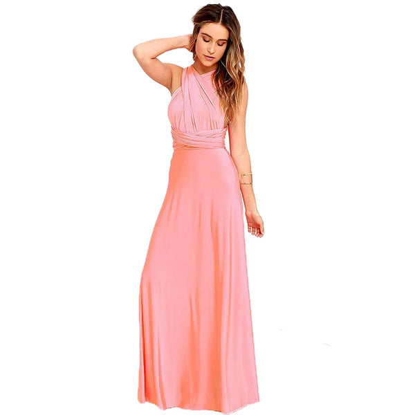 (spot) Temperament Bridesmaid long sister group dress 2024 bride Bridesmaid dress many kinds of long Party dinner dress gowns