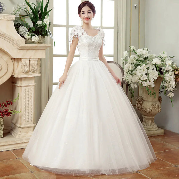 YC-X01#Lace up Wedding dress prom Ball Gown wholesale cheap dresses Bride married pregnant wholesale Free Ship fashion Girls