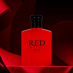 RED INTENSE Eau de Parfum Spray 3.4 Ounce / 100 Ml  Multi-Layered Fragrance Aromatic Fragrance for Men Men's EDP Perfumes Fruit