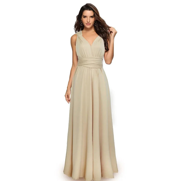 (spot) Temperament Bridesmaid long sister group dress 2024 bride Bridesmaid dress many kinds of long Party dinner dress gowns