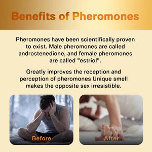 Pheromone Cologne for Men - Original Pheromone Essential Oil Perfume. Scent lasts 6-8 hours. 5 ml